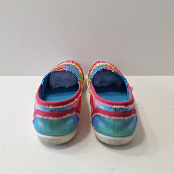 Sketchers Bob's Poppy Tie Dyed Bohemian Hippie Boho Hype Slip On Sneakers Size 6 - Picture 9 of 13